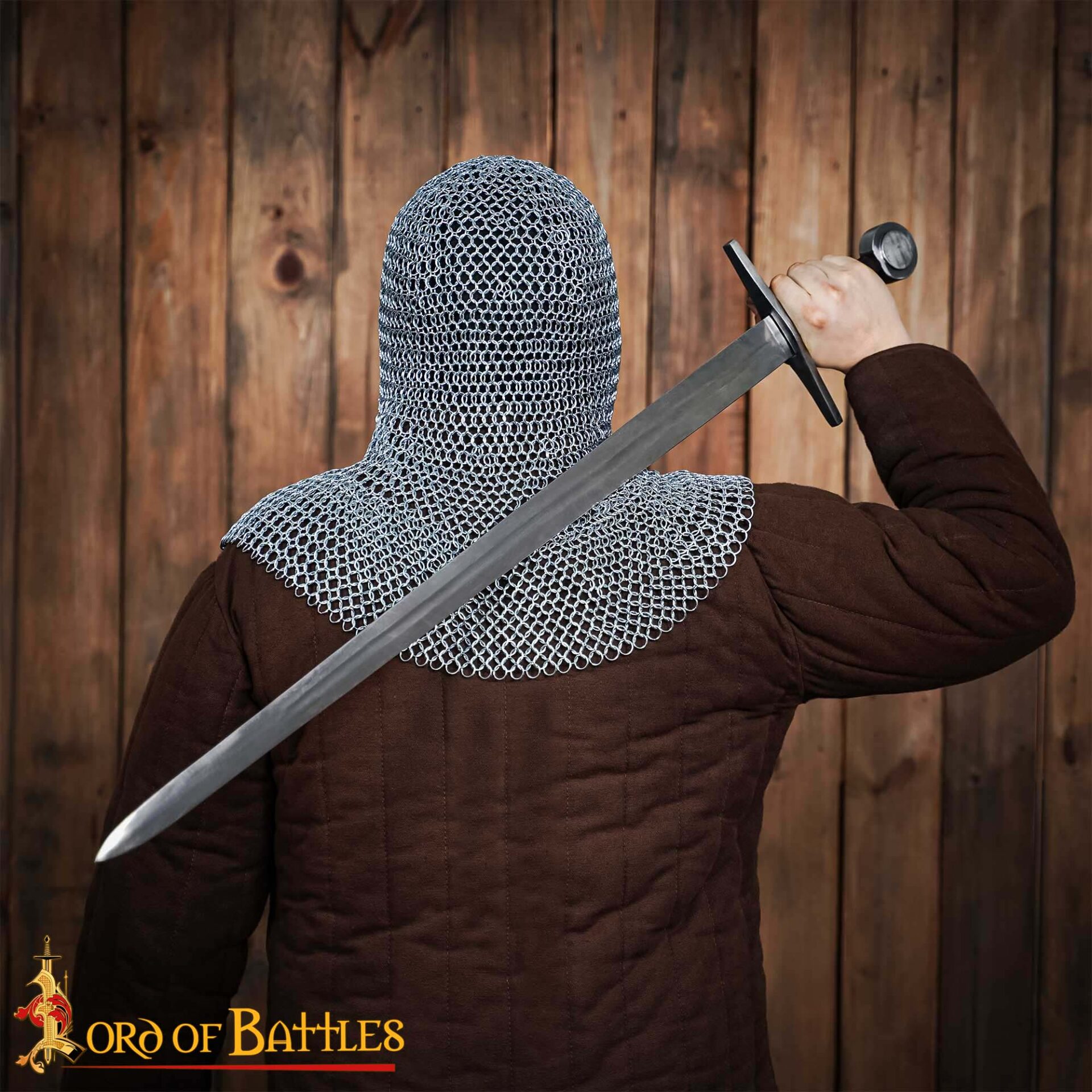 Chainmail Medieval Coif 10mm16g-340ZP 4