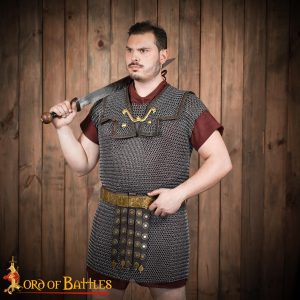 Roman Lorica Hamata Chainmail – 9 mm 16 Gauge High Tensile Wire, Spring Butted