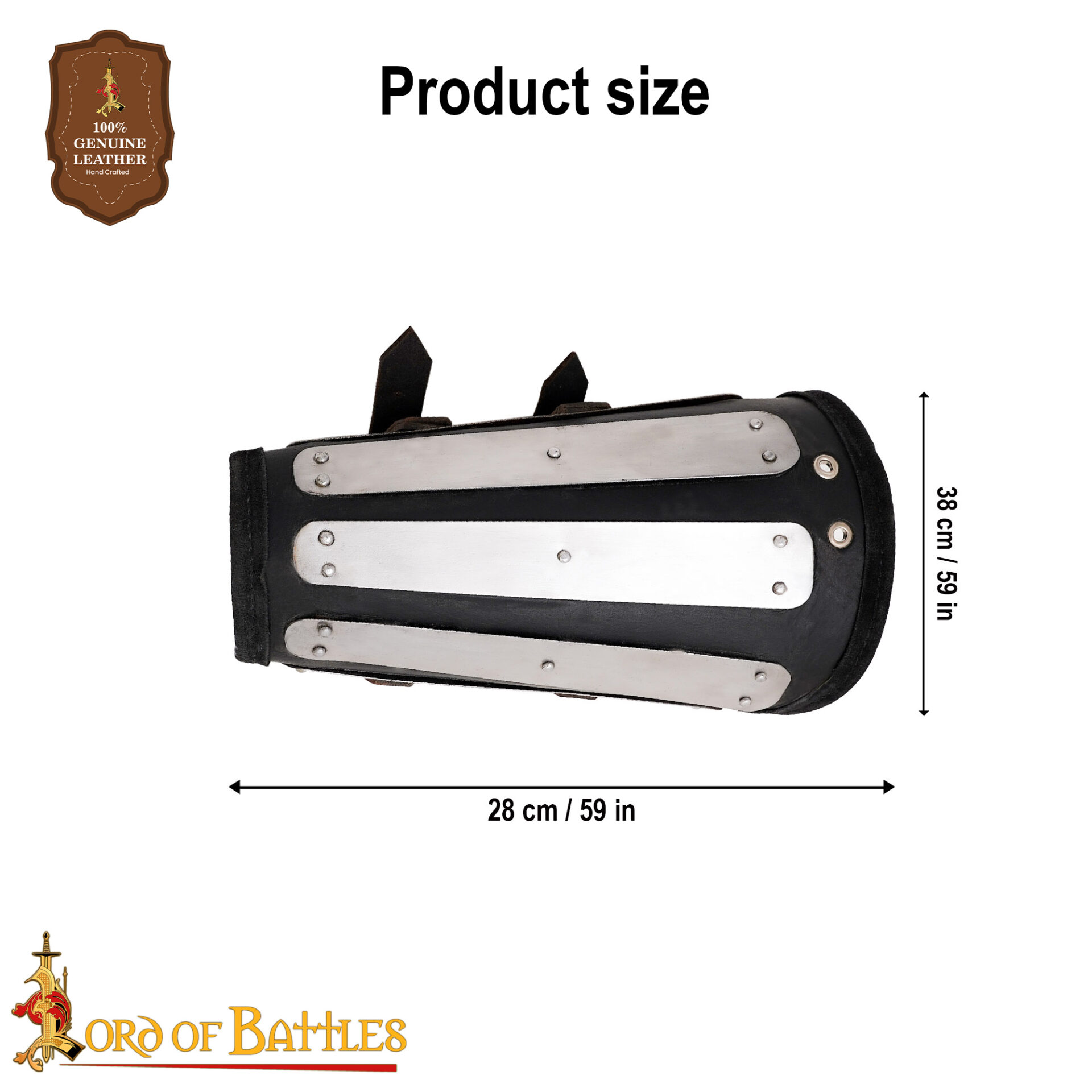 Medieval Bracers-25917BK 2