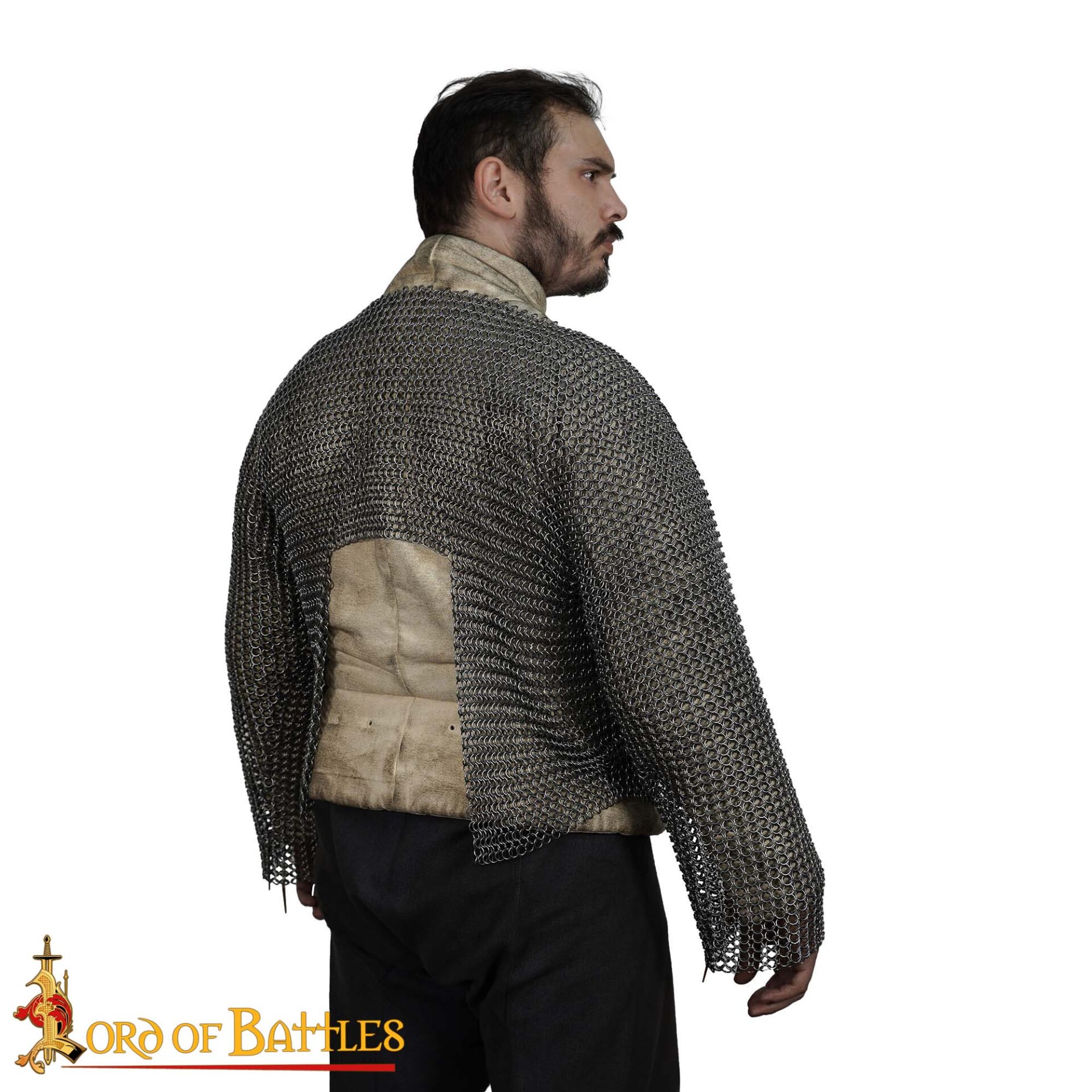 Medieval Chainmail Half Hauberk 9mm Butted High-Tensile Spring Steel 16G-1954N 5