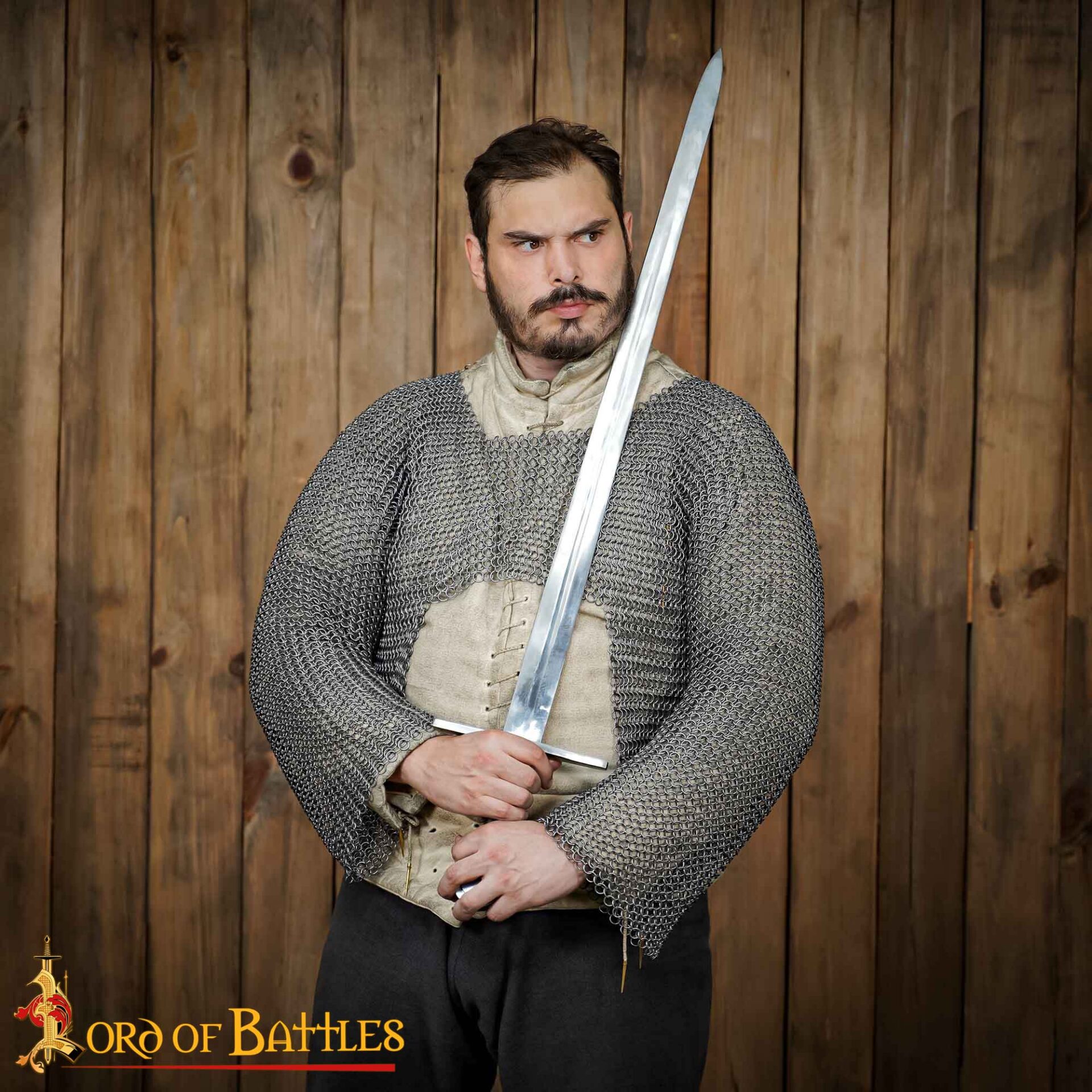 Medieval Chainmail Half Hauberk 9mm Butted High-Tensile Spring Steel 16G-1954N 6