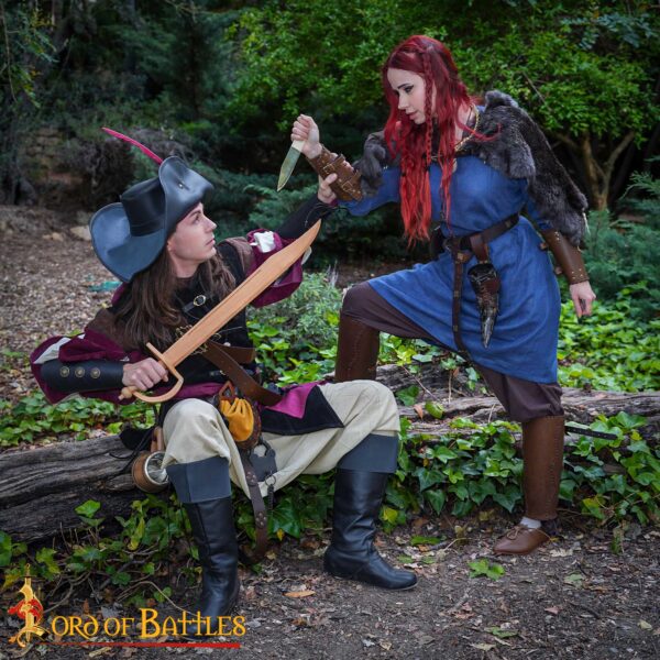 Pirate Cutlass Handcrafted Functional Wooden Training Sword - Image 5