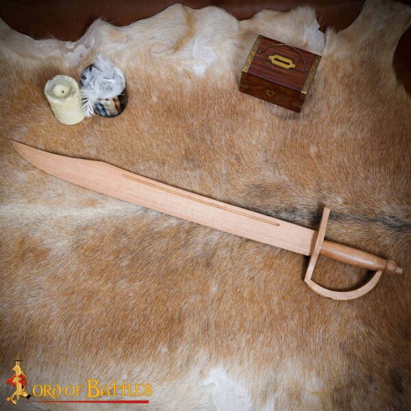 Pirate Cutlass Handcrafted Functional Wooden Training Sword