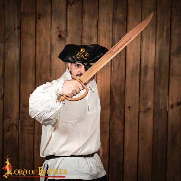 Pirate Cutlass Handcrafted Functional Wooden Training Sword - Image 8