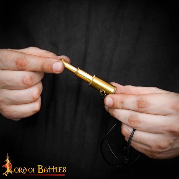 Pirate of the Seven Seas Pure Brass Telescope Pendant - Image 6