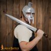 1st Century Roman Gladiator Helmet Steel Gladiatorial Arena Helm 2203PL18 1