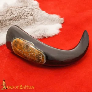 The Raiding Pirate Drinking Horn Handcrafted from Genuine Ox Horn