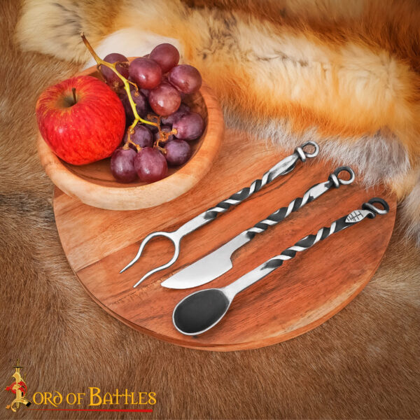 Hand Forged Rustic Cutlery Set - Image 2