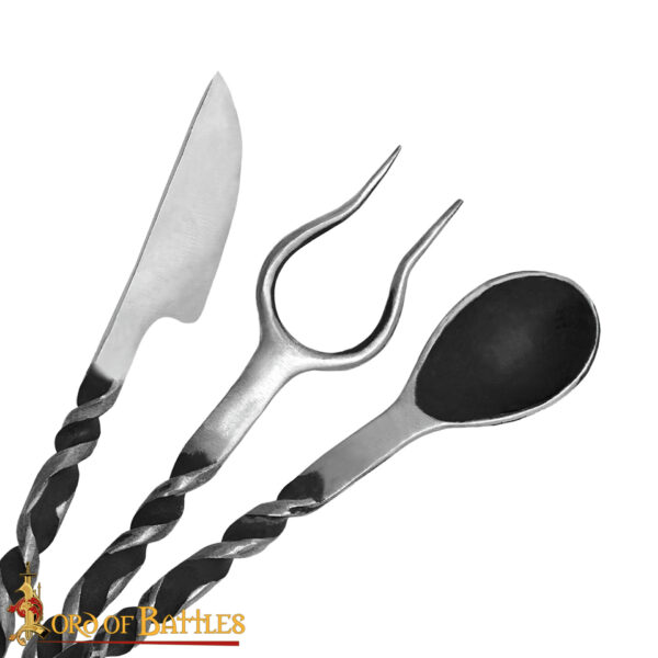 Hand Forged Rustic Cutlery Set - Image 5