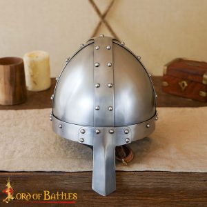 Medieval Norman Nasal Steel Helmet- Medieval Helmet