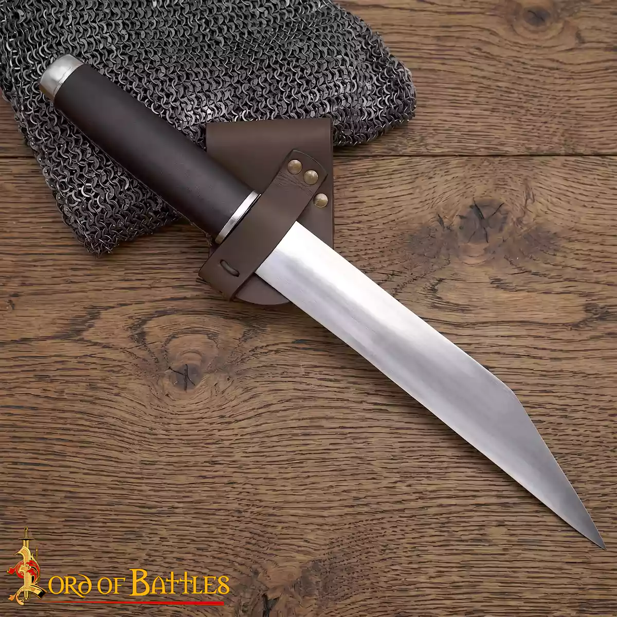 Handcrafted Genuine Leather Frog for Wooden Swords - Image 6