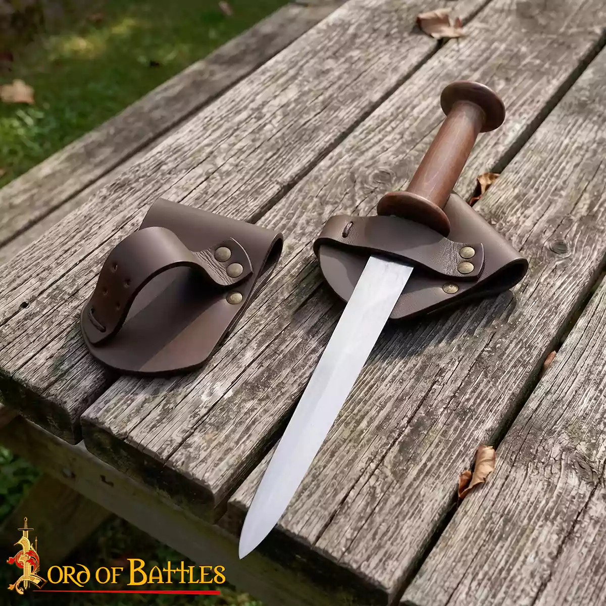 Handcrafted Genuine Leather Frog for Wooden Swords - Image 5