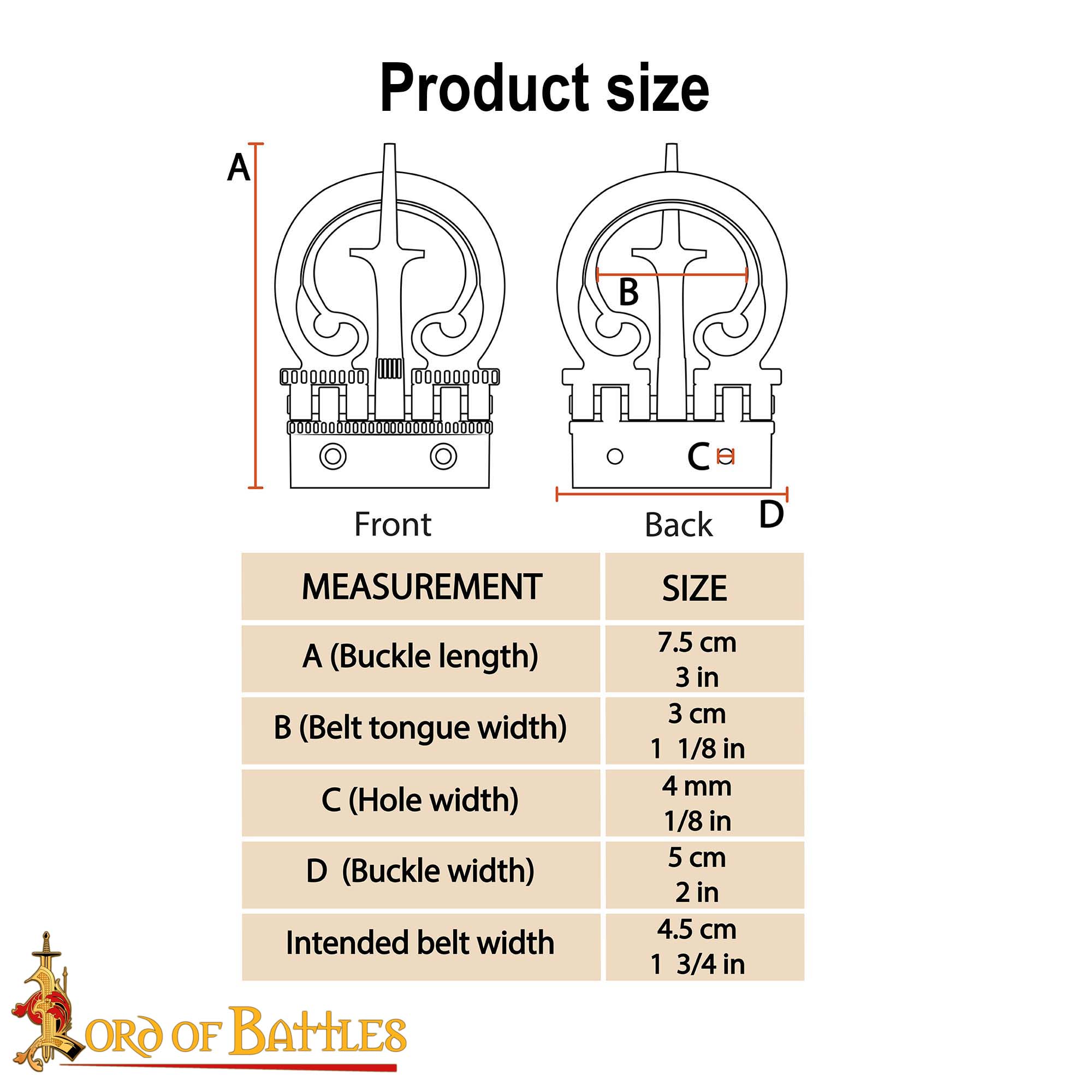 Roman Brass Belt Buckle Authentic 1st-2nd Century AD Replica-26133BS 2