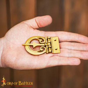 Roman Brass Belt Buckle – Authentic 1st–2nd Century AD Replica