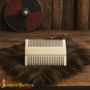 Dual Sided Historical Bone Comb Handcrafted from Genuine Bone - Discontinued