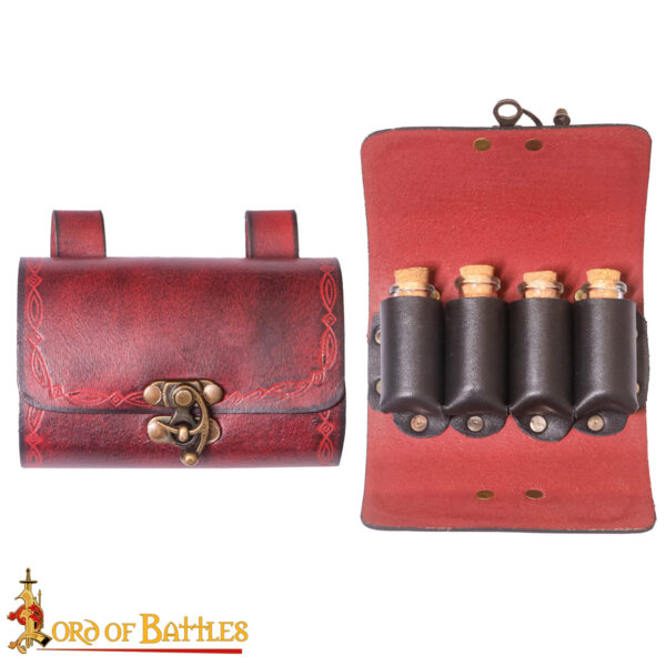 The Elfic Potion Belt Pouch with Mini Glass Bottles - Image 4