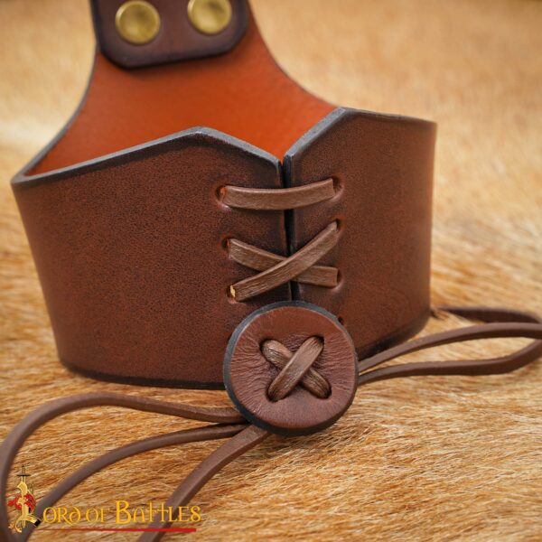 Handcrafted Genuine Leather Horn Holders for Drinking Horns - Image 18