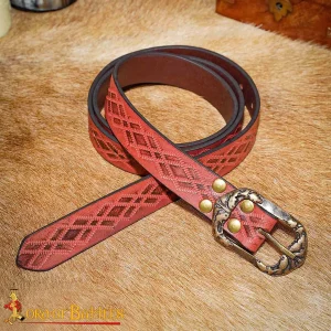 Fantasy Ranger Handcrafted Genuine Leather Belt