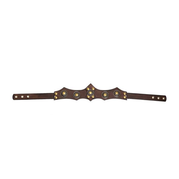 Fantasy Princely Genuine Leather Tiara