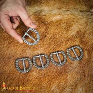 Medieval Fantasy Rustic Steel Buckles