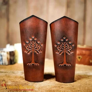 Genuine Leather Large Bracers for the Men of Middle Earth