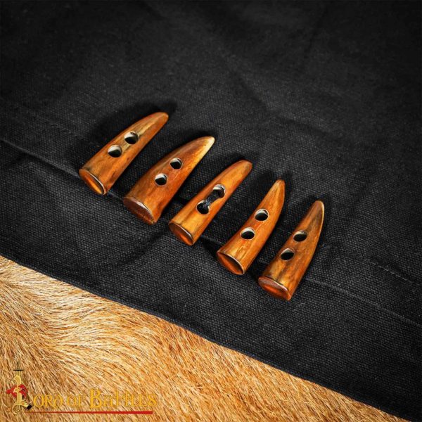 Ethically Sourced Genuine Horn Toggles Set of 5 - Image 2