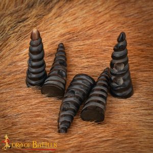 Genuine Spiral Horn Toggles Set of 5