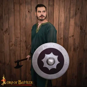 The Northman's Handcrafted Wooden Decorative Warrior Shield