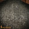 Chainmail Haubergeon Stainless Steel, Half Sleeves, 9 mm 18 Gauge Flat Ring Round Riveted with Alternate Flat Solid Rings - 184N 4