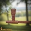 Handcrafted Medieval-Style Inlaid Acacia Wood Smoking Pipe - 26194 5
