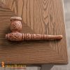 Medieval Hand-Engraved Wooden Smoking Pipe-26193 1