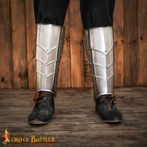 Medieval Fantasy Knightly Greaves