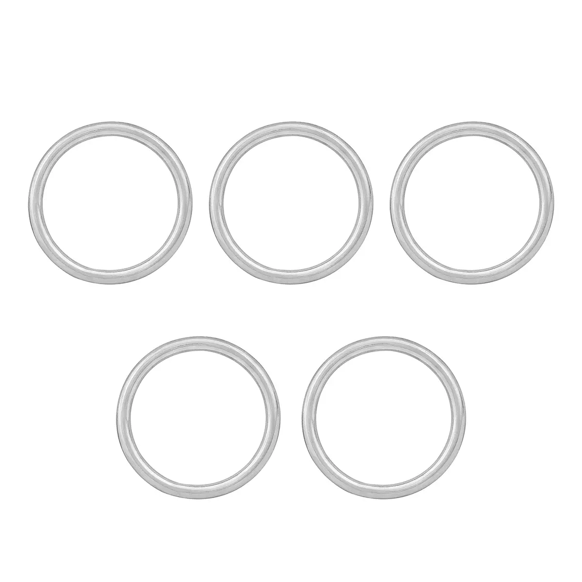 Nickel Coated O Rings, Set of 5 Nickel Coated O Rings, Set of 5 - Image 4