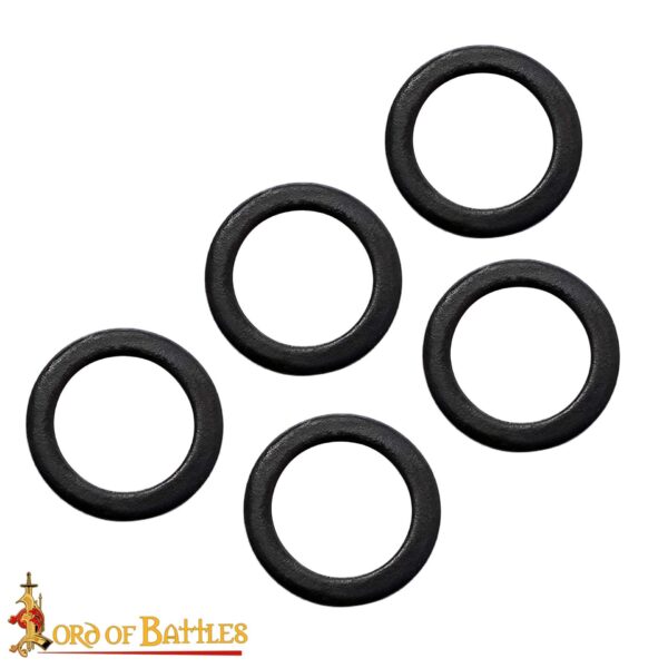 Mild Steel Loose Rings, Solid Flat Rings, 9 mm 17 gauge, Craft and Repair Chainmail Armour - Image 6