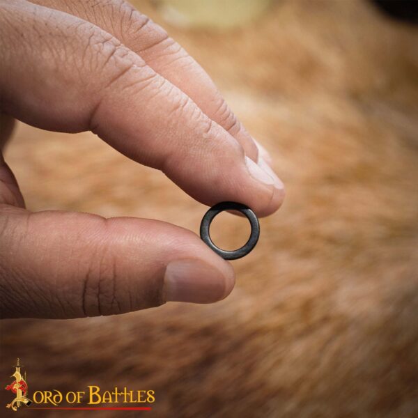Mild Steel Loose Rings, Solid Flat Rings, 9 mm 17 gauge, Craft and Repair Chainmail Armour - Image 4