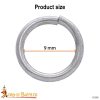 Loose Chainmail Rings 9 mm 16 Gauge Mild Steel Butted-816N 2