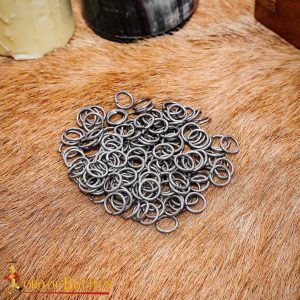 Loose Chainmail Rings – 9 mm 16 Gauge Mild Steel Butted, 1 kg Pack