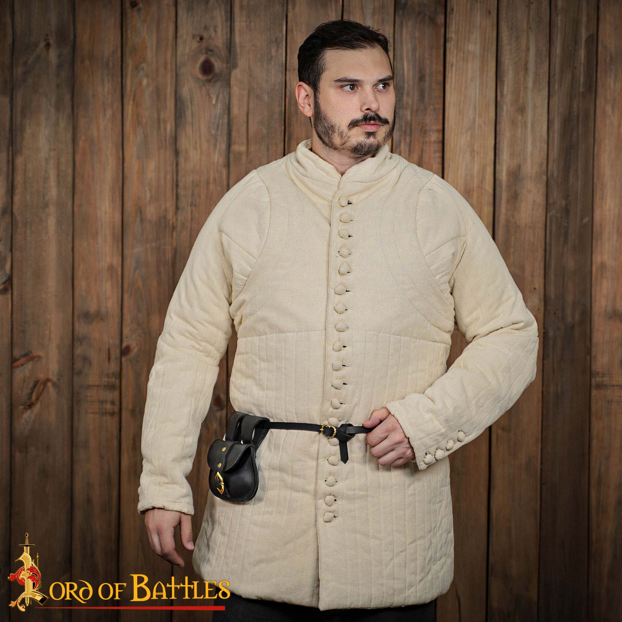 Medieval Leather Girdle Pouch-25128BK 1