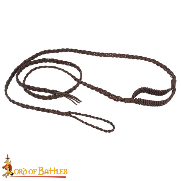 Balearic Roman Greek Sling Genuine Leather Braided Cords - Image 4