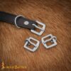 14th Century Medieval Nickel Plated Buckles 26298 3Pcs 1