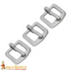 14th Century Medieval Nickel Plated Buckles 26298 3Pcs 3