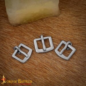 Small Steel Buckle Set of 3