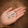 14th Century Medieval Nickel Plated Buckles 26298 3Pcs 4