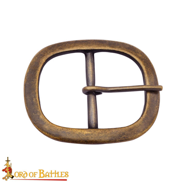 Medieval Oval Pure Brass Buckle Large - Image 9