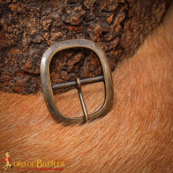 Medieval Oval Pure Brass Buckle Large - Image 11