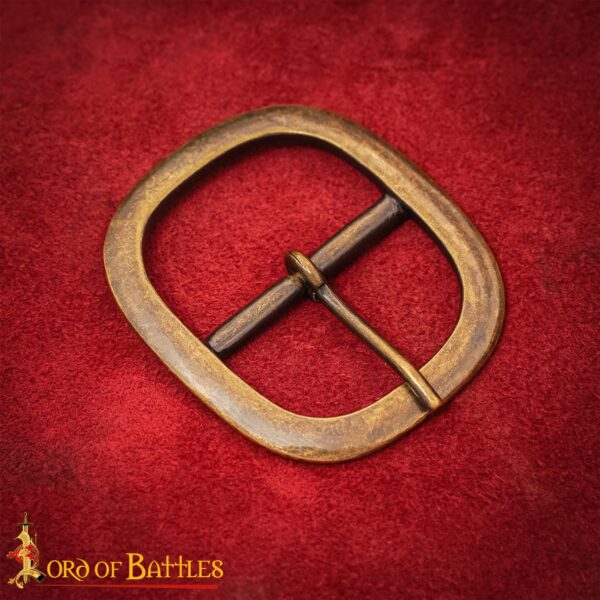 Medieval Oval Pure Brass Buckle Large - Image 12