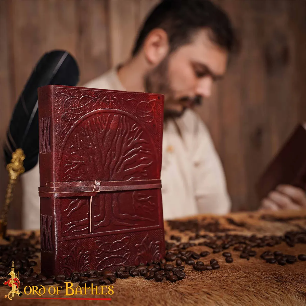 The Tree of Life Yggdrasil Leather Journal The Tree of Life Yggdrasil Leather Journal - Image 7