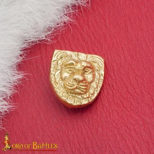 Nemean Lion Head Brass Decoration