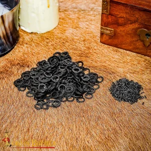 Blackened Mild Steel Loose Rings
