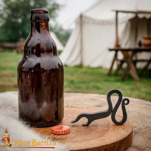 Hand-Forged Iron Bottle Opener – Rustic Vintage Design, Durable